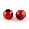 ABS Plastic Imitation Pearl European Beads MACR-R530-12mm-A60-1
