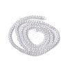 Clear Glass Bicone Beads Strands X-GLAA-S026-2mm-07-3