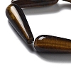 Natural Tiger Eye Beads Strands G-P528-H14-01-4
