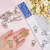 20Sets 2 Styles Alloy Swivel Clasps FIND-SC0011-12-3