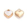Heart Alloy Enamel Charms X-ENAM-Q033-51B-2