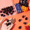 30Pcs Opaque Acrylic Beads MACR-SC0001-60B-3