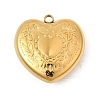 304 Stainless Steel Pendants STAS-B128-11A-G-1