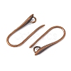 Brass Earring Hooks for Earring Designs KK-M142-02-RS-3