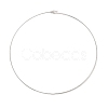 304 Stainless Steel Choker Necklaces NJEW-Q348-04P-1-2