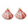 Baking Paint Alloy Pendants FIND-G097-01E-1
