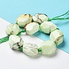 Natural Lemon Jade Beads Strands G-M406-A03-01-3