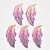 Transparent Acrylic Big Pendants TACR-R140-03C-1