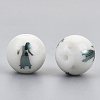 Electroplate Glass Beads EGLA-S178-11K-05-2