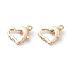 Rack Plating Brass Lobster Claw Clasps KK-A183-05G-1