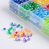 Ten Color Boxed Eco-Friendly AB Color Plated Transparent Acrylic Beads MACR-X0019-4mm-01-2