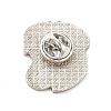 Dog Enamel Pin with Brass Butterfly Clutches LS-JEWB-A006-03A-2
