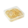 32Pcs 4 Styles Iron Huggie Hoop Earring Findings IFIN-FS0001-50-6