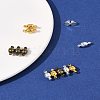 12 Sets 3 Colors Brass Magnetic Clasps KK-FS0001-55B-10