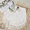 Detachable Polyester Embroidered Flower Collar AJEW-WH20006-242A-3