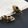 Brass European Beads KK-WH0079-195-4
