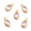 Eco-Friendly Brass with Glass Pendants X-KK-K268-01T-1