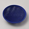 Imitation Hemp Round Fascinator Hat Base for Millinery AJEW-WH0472-45A-05-2