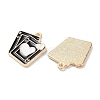 Alloy Enamel Pendants ENAM-O001-11M-G-2