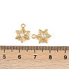 Ocean Theme Brass Micro Pave Cubic Zirconia Charms KK-F902-08G-G-3