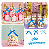 30Pcs 3 Colors Polyester Satin Bowknot for Ornament Accessories DIY-TA0010-77B-6
