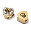PVD Vacuum Plating 304 Stainless Steel Crystal Rhinestone Beads SATS-R130-02G-05-2