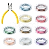 10 Rolls 10 Color Copper Jewelry Wire CWIR-FS0001-02-1