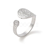 Non-Tarnish 304 Stainless Steel Cuff Rings LS-RJEW-Q812-01P-1