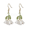 304 Stainless Steel Dangle Earrings EJEW-JE06270-2