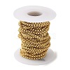 Rack Plating Brass Chains CHC-H107-01G-3