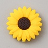 Daisy Silicone Beads LS-SIL-WH0001-60B-02-1