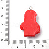 Christmas Opaque Resin Pendants RESI-A049-05L-3