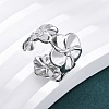 304 Stainless Steel Cuff Rings RJEW-D306-27P-05-5