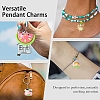 10Pcs 10 Styles Opaque Resin Pendants FIND-YW0005-72-6