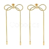 Ion Plating(IP) 304 Stainless Steel Stud Earrings EJEW-H007-02G-1
