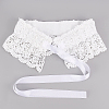 Polyester Bowknot Wide Elastic Corset Belts AJEW-WH0248-31A-4