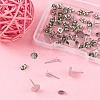 40Pcs 4 Size 304 Stainless Steel Stud Earring Findings STAS-YW0001-56-6