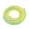 Transparent Glass Beads Strands GLAA-N074-01A-05-3