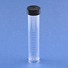 Clear Plastic Tube With A Black Lid C045Y-2