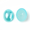 ABS Plastic Imitation Pearl Cabochons SACR-R755-8x6mm-Z19-1