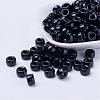 Opaque Acrylic European Large Hole Beads PL338-45-1