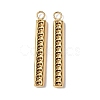 Ion Plating(IP) 304 Stainless Steel Pendant Cabochon Settings STAS-C066-15G-2