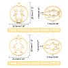304 Stainless Steel Pendants STAS-UN0012-98-4