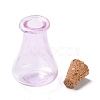 Glass Cork Bottles AJEW-O032-01F-3