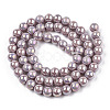 Electroplate Opaque Glass Beads Strands X-GLAA-T032-P6mm-AB07-3