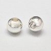 Rack Plating Brass Round Spacer Beads KK-I601-4mm-S-RS-1