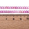 Anti-Tarnish Electroplate Rondelle Glass Beads Strands EGLA-T021-3mm-17-13-4