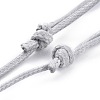 Adjustable Korean Waxed Polyester Cord Necklace Making Sets AJEW-JB00510-4