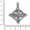 304 Stainless Steel Pendants STAS-E526-02AS-3