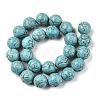 Synthetic Turquoise Beads Strands UNKW-T001-01B-2